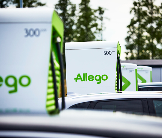 Allego ladestandere