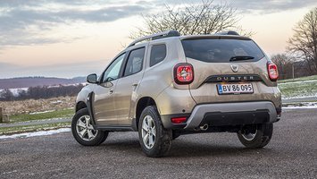 Dacia Duster set bagfra