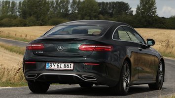 Mercedes E Coupe bagfra