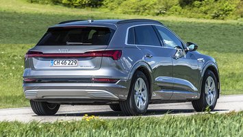 Audi E-tron bagfra