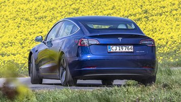 Tesla Model 3 set bagfra