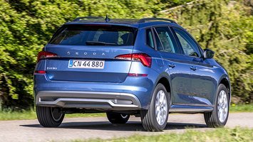 Skoda Kamiq set bagfra
