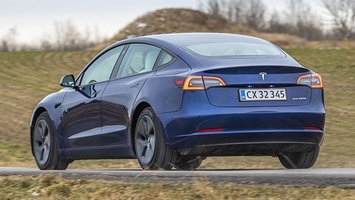 Tesla Model 3 set bagfra