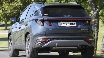Hyundai Tucson PHEV set bagfra