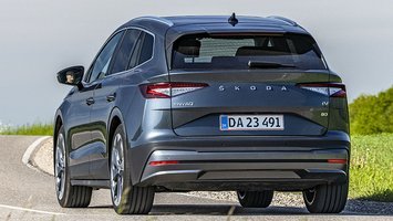 Skoda Enyaq set bagfra