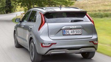 Kia Niro EV set bagfra