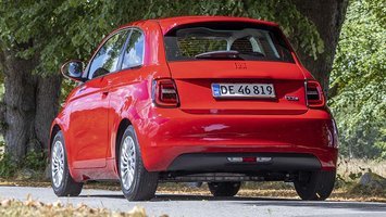 Fiat 500e set bagfra