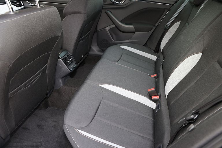 Bagsædet i en Skoda Kamiq