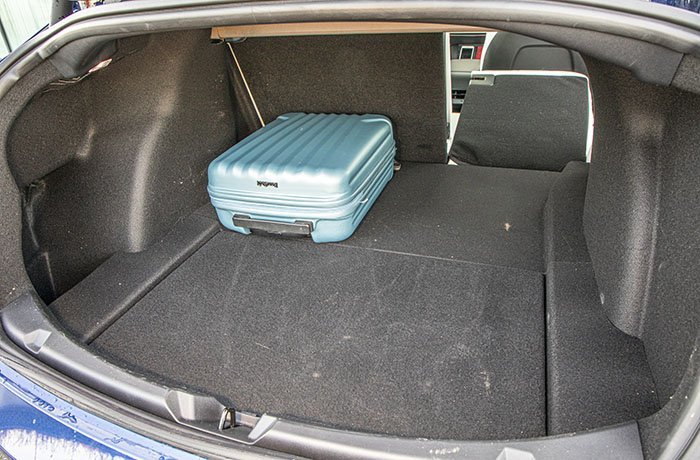 Tesla Model 3 bagagerum
