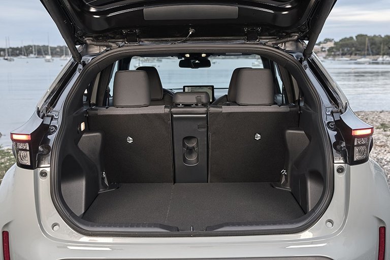Bagagerummet i en Toyota Yaris Cross