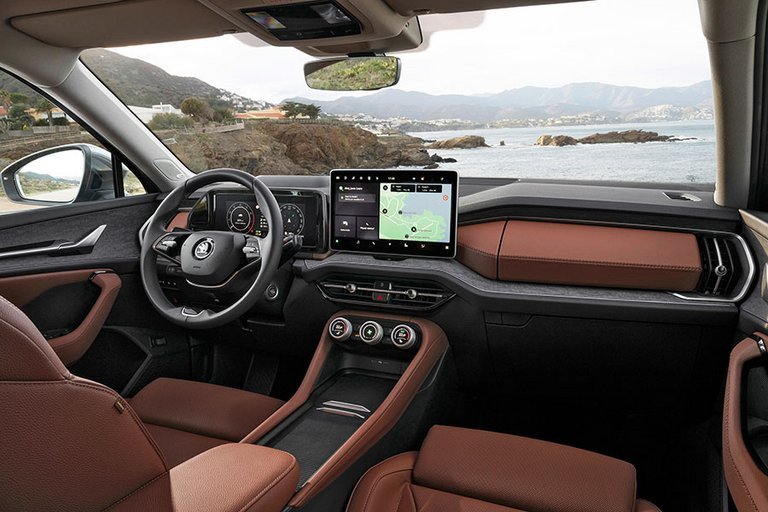 Kabinen i en Skoda Kodiaq