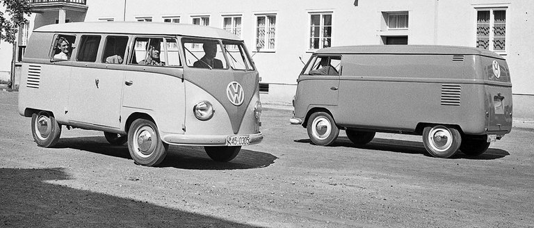 Selv om Buzz har et stort logo, ser det ud til at have været endnu større i fortiden. Se blot Rugbrødet her i et 1950-foto.