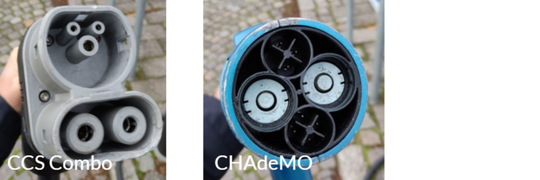 CCS Combo-stik og CHAdeMO-stik