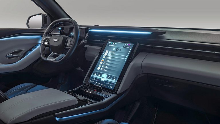 Kabinen i Ford Explorer.