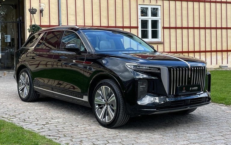 Hongqi E-HS9 i Danmark.