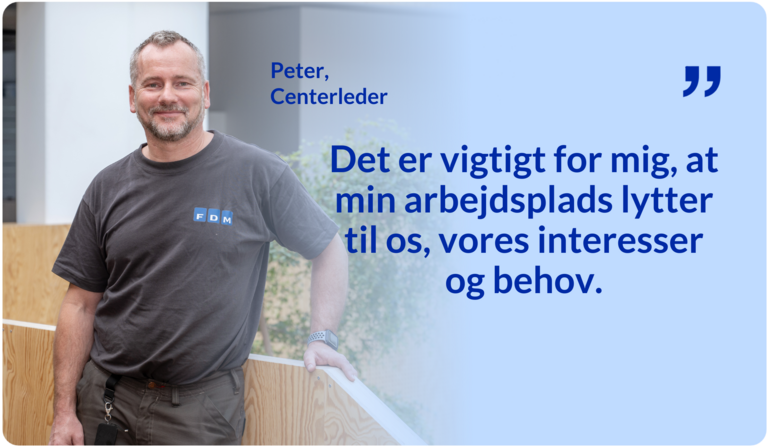 Peter, medarbejder i FDM