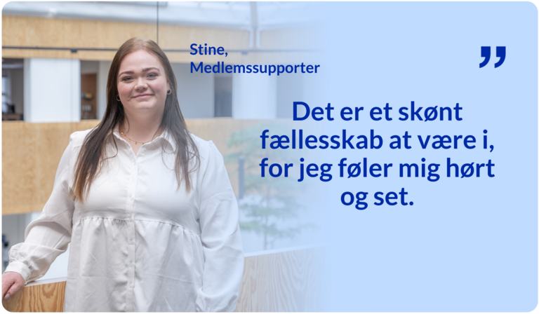 Stine, medarbejder i FDM