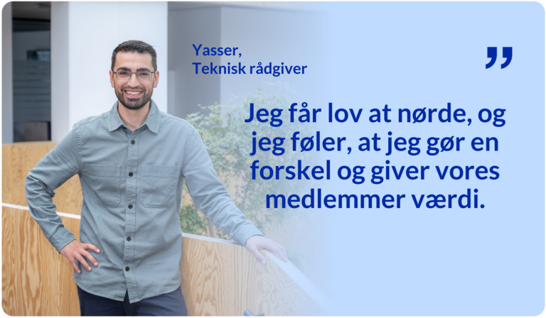 Yasser, medarbejder i FDM
