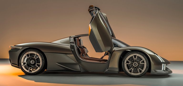 Porsche Mission X i profil.