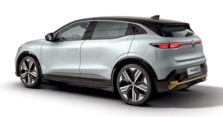 Mégane Electric har lidt crossover-pondus, men er rent faktisk lavere end den konventionelle Mégane.