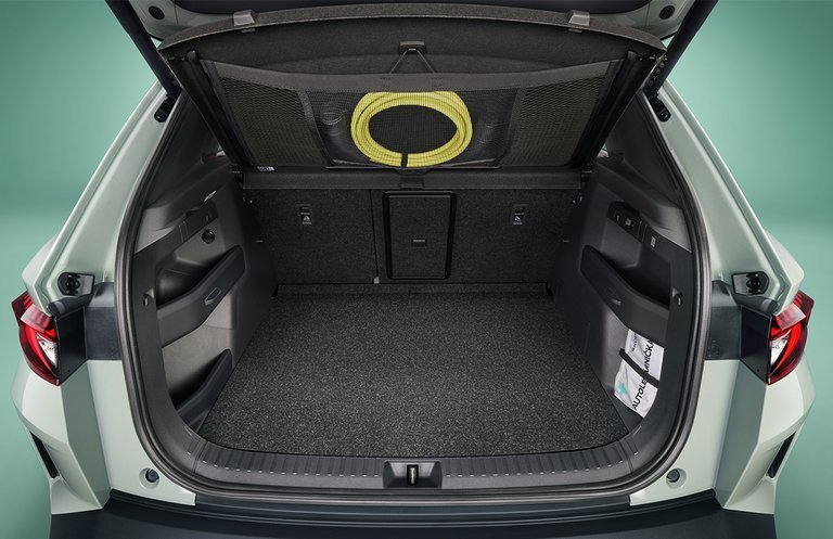 Bagagerummet i Skoda Elroq.