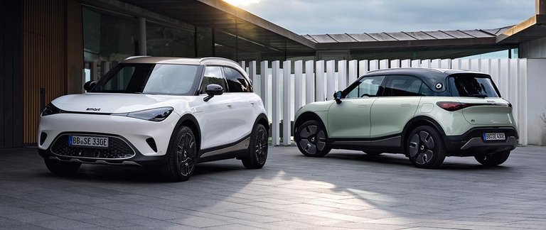 Smart #1 er på længde med Peugeot 2008, men har en lige så stor akselafstand som Volvo C40 og Mercedes-Benz