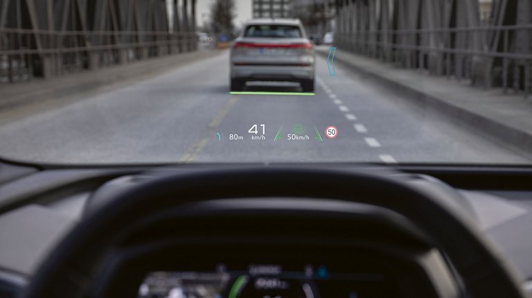 Headup-display er en god sikkerhedsfeature