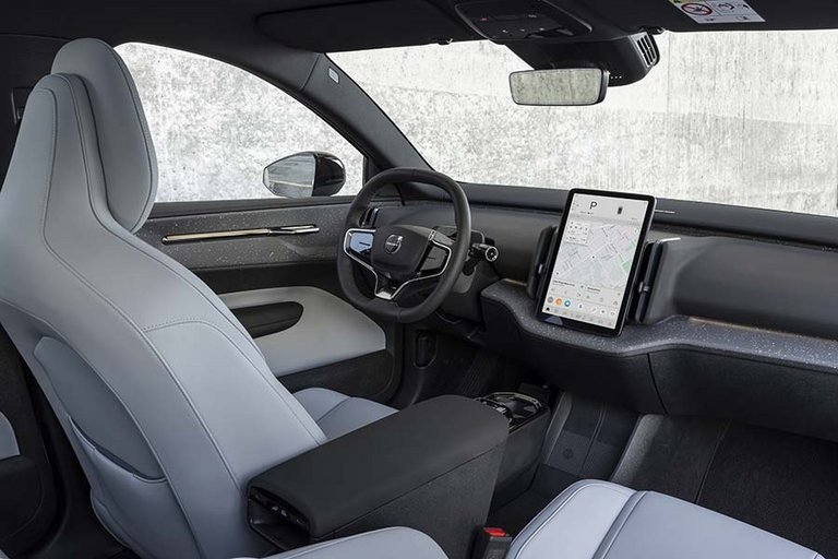 Kabinen i en Volvo EX30