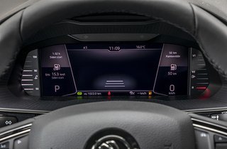 Skoda Superb display