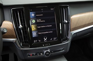 Volvo V90 skærm