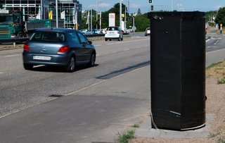 Tildækket ATK-stander i Måløv.