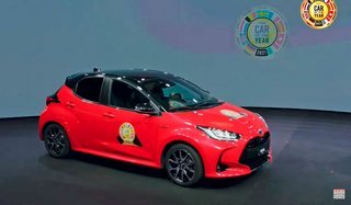 Toyota Yaris er kåret til Car of the Year 2021. 