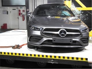 Mercedes-Benz CLA udmærkede sig ved at score over 90 procent i tre af de fire testkategorier