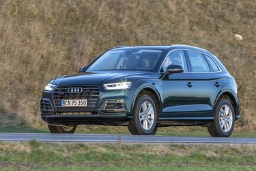 Audi Q5 har også som plugin-hybrid firehjulstræk, hvilket hos Audi hedder Quattro.