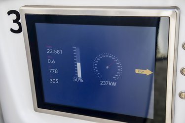 Vi testede ladehastigheden, der kortvarigt rundede 237 kW. I gennemsnit fik vi en ladehastighed på 184 kW efter et kvarter. Det modsvarer en forøget rækkevidde på ca. 250 km på 15 minutter, og det er flot!