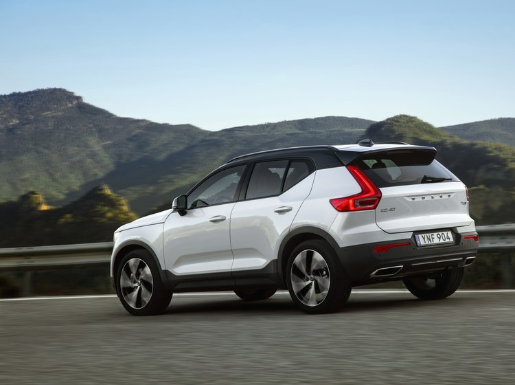 Volvo XC40 set bagfra