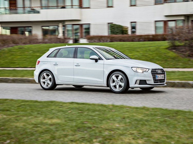 Audi A3 Sportback fra siden