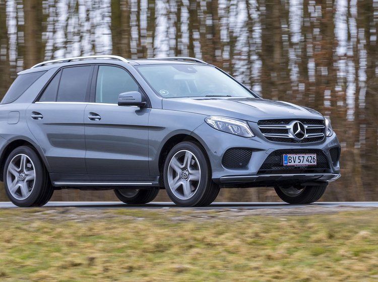 Mercedes GLE fra siden