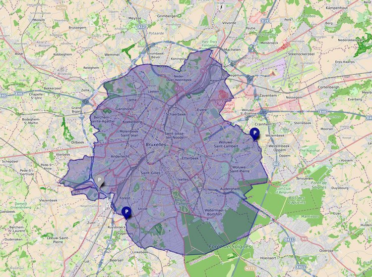 Fra 1. oktober skal du registrere bilen inden du kører ind i Bruxelles. Ellers vanker der en bøde.