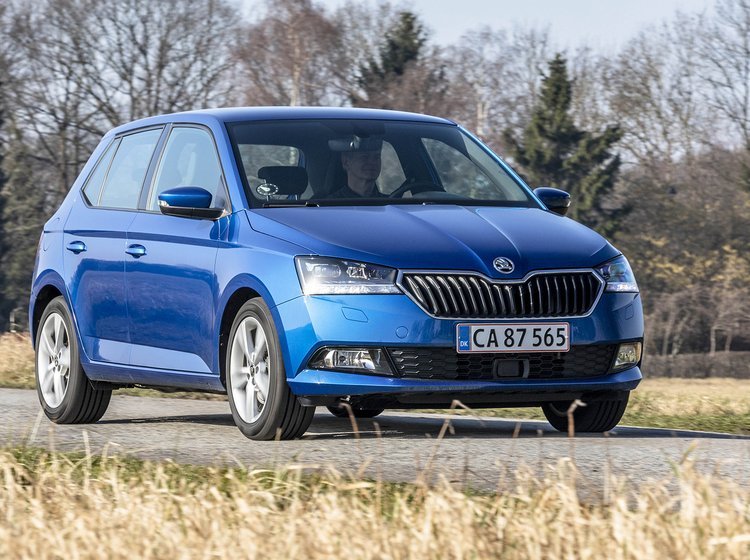 Skoda Fabia set forfra
