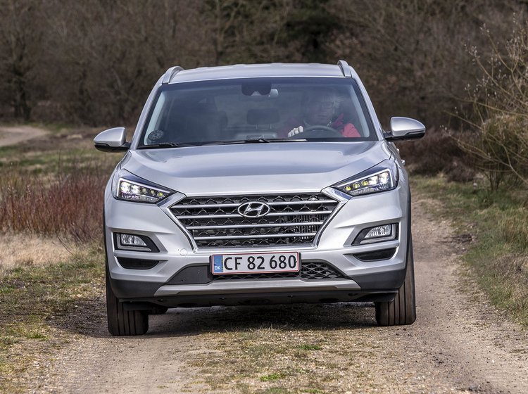 Hyundai Tucson set lige forfra