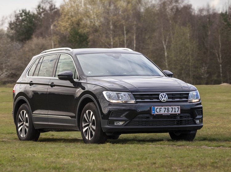 VW Tiguan forfra