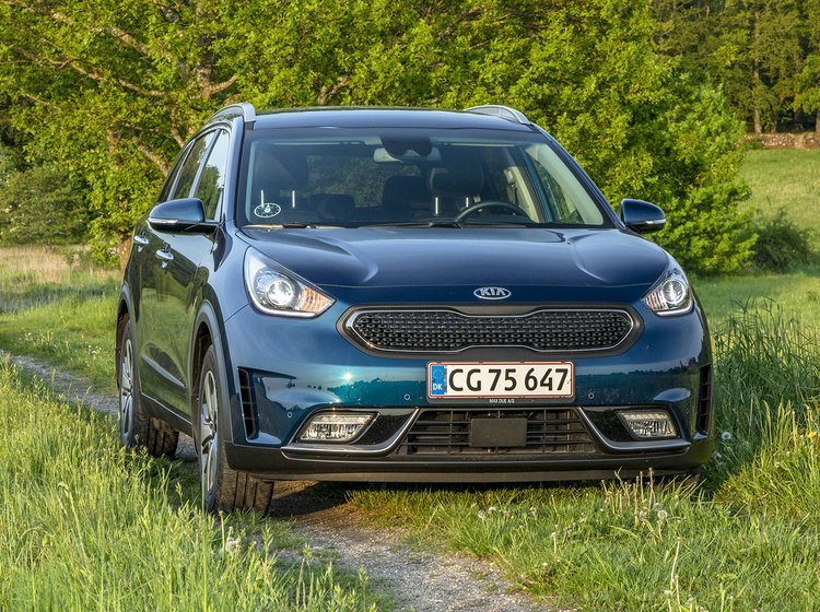 Kia Niro Hybrid set forfra