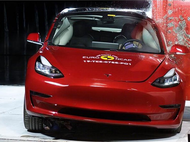 Der er fem sikre Euro NCAP-stjerner til Tesla Model 3