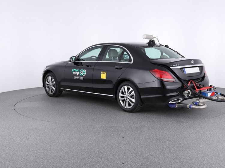 Dieseludgave af Mercedes-Benz C-klasse har så godt som ingen udledning af skadeligestoffer viser ny Green NCAP-test