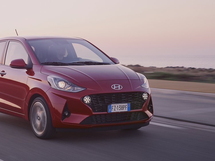 Hyundai i10 set forfra