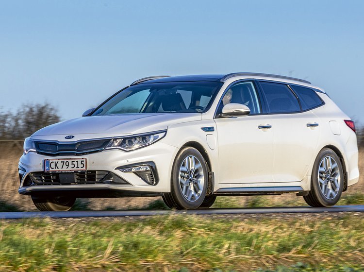 Kia Optima set forfra