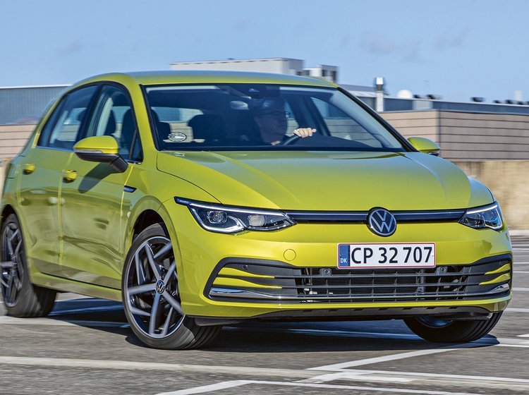 VW Golf set forfra