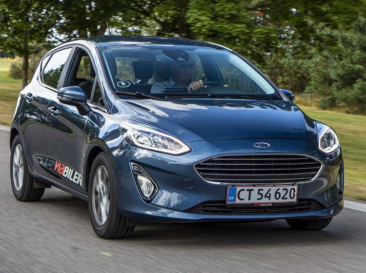 Ford Fiesta set forfra
