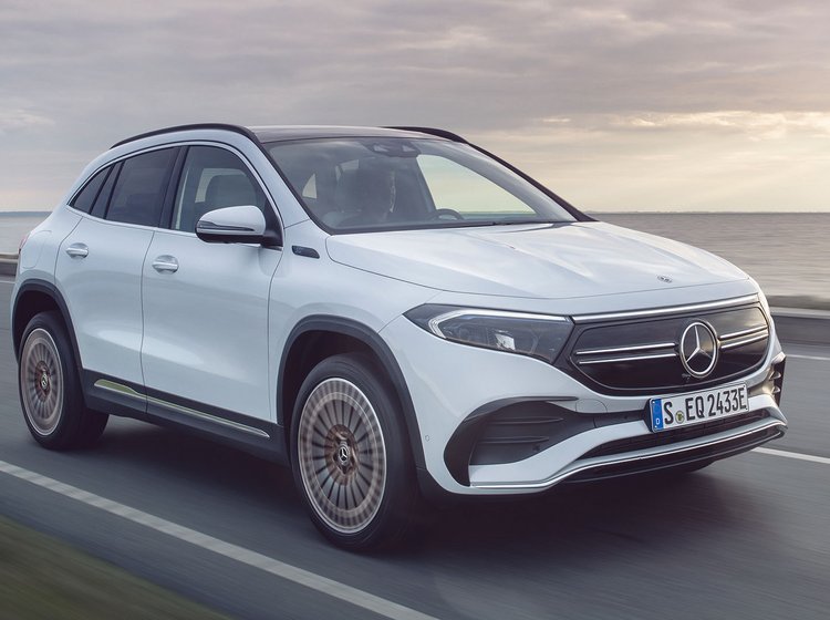 Mercedes-Benz EQA set forfra